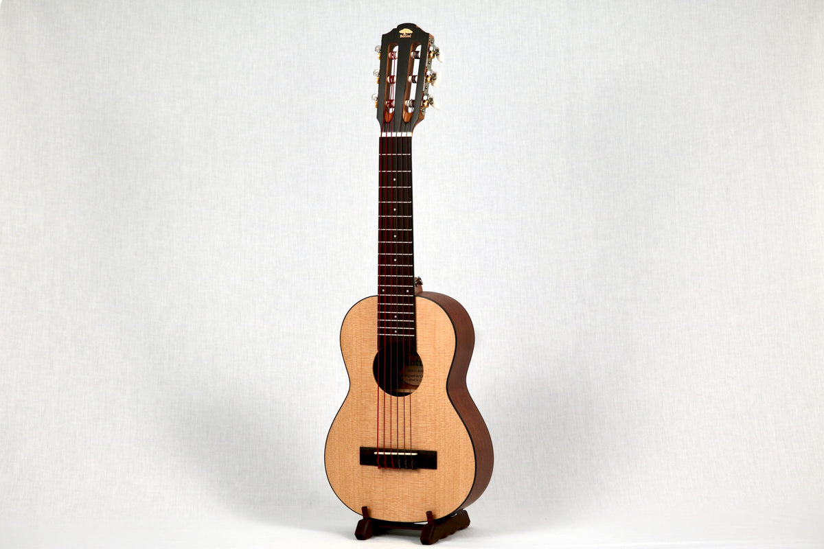 Bonsai Ventura compact guitar in the Natural finish, studio view